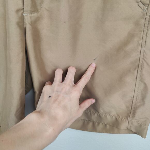 Flint & Tinder 365 Chino Shorts Mens 32 Tan Lightweight Preppy Minimalist FLAWED - Picture 3 of 8